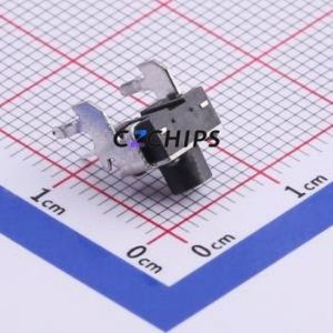 TS-1093A-A6B3-D2 Tactile Switch Through hole,6x6mm Switch Single Pole Single Throw Round Button Right Angle Insert 6mm - Product Image 2
