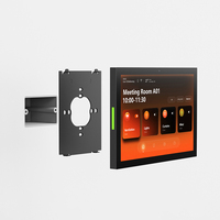 Tableta Android de 10.1 Pulgadas para Montaje en Pared, 4G LTE, NFC Frontal, POE, RS485, RJ12, Barra de Luz RGB, Control de Sala de Reuniones, Señalización Digital