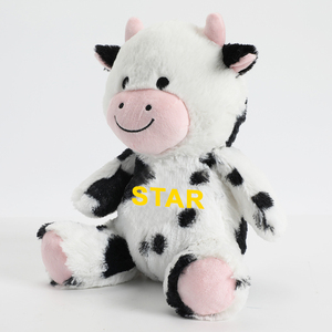 Peluche Mucca Bianca e Nera Kawaii - Adorabile Design con Faccina Sorridente per il Comfort del Bambino - Product Image 2