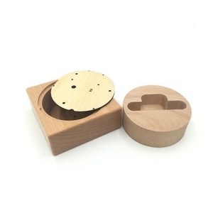 Porte-cartes et porte-calendrier en bois de noyer noir Zelkova personnalisé par le fabricant, base en bois, personnalisation - Product Image 3