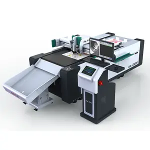 Aol Digitale Papier Doos Sticker Pvc Eva A1 A2 A3 Grootte Label Snijden Vel Half-Snijplotter Flatbed Machine