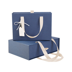 upmarket tote rectangle flat folding gift packaging paper box for scarf