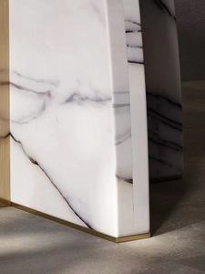 Table d'appoint en T marbré pour café - Product Image 4