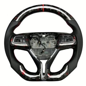 Volant personnalisé en fibre de carbone forgée avec LED pour <span class=keywords><strong>BMW</strong></span> E60 E63 M6 M5 E61 E64 525i 530 630 <span class=keywords><strong>650</strong></span> Série 5 Série 6 Sans airbag - Product Image 1