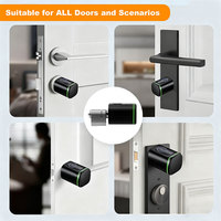 Nouvelle serrure intelligente biométrique numérique à combinaison, empreinte digitale, mot de passe, serrure de porte intelligente Ttlock pour portes en bois