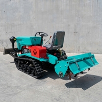 Traktor Mini Crawler Diesel 25HP 35HP 50HP untuk Pertanian dengan Perlengkapan, Dijual Murah