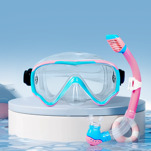MASK400 Set de Máscara de Natación para Niños, Gafas de Buceo con Tubo de Respiración, Venta al por Mayor de Fábrica, Vidrio Templado - Product Image 6