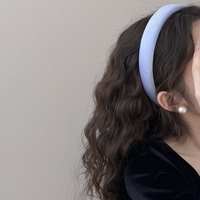 Bandeau en forme d'arc en cristal avec strass, accessoires de cheveux élégants pour femmes, design coréen