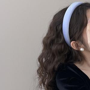 Bandeau en forme d'arc en cristal avec strass, accessoires de cheveux élégants pour femmes, design coréen - Product Image 2