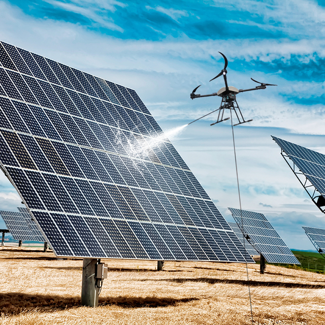 SKY Efficient Cleaning Drone New Cleaning Drone with Effective Cleaning Tool Window of Building Solar Panel