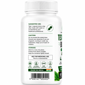 Capsules à base de plantes pour hommes, formule d'extrait végétal ayurvédique avec ingrédients naturels de qualité supérieure, fabricant d'emballages personnalisés OEM ODM - Product Image 2