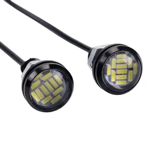 Lkt ไฟสีเหลืองอำพัน12 Led 4014 Smd,ไฟถอยหลังกำลังสูง9W พลังสูง23มม. ไฟถอยหลังไฟเดย์ไลท์ไฟถอยหลังสำหรับรถยนต์