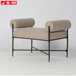 <span class=keywords><strong>Banc</strong></span> long de conception moderne pour personnalisation complète de la maison, avec pieds en métal et assise rembourrée, servant également de <span class=keywords><strong>banc</strong></span>-lit et d'ottoman à <span class=keywords><strong>chaussures</strong></span> - Product Image 2