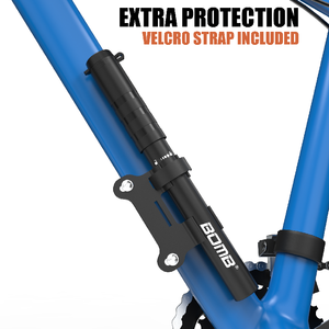 BOMB Aluminum Alloy Bike Pump 2101 100psi Manual Inflation Accessory for <b>Cycling</b> with Nozzle Adapter - Product Image 4