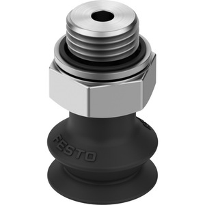 Multi-Fold Bellows Type Threaded <b>Nipple</b> Vacuum <b>Suction</b> <b>Cup</b> for uneven surface workpiece grabbing robotic handling equipment - Product Image 3