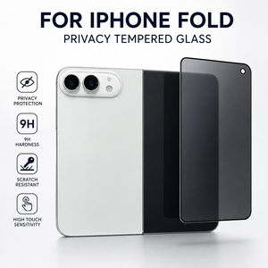 Protection d'écran en verre trempé anti-espion pour Apple iPhone 18 Ultra Pro Fold, dureté 9H, anti-rayures - Product Image 2