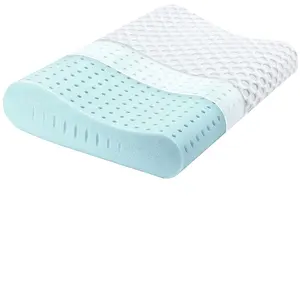 用于睡眠的冷却记忆泡沫枕头，用于颈部疼痛矫形的颈椎枕头，用于侧面后前睡眠者