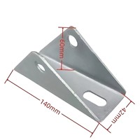 Gamme complète d'accessoires de fixation photovoltaïque : Connecteurs triangulaires galvanisés à chaud pour connexions externes solaires