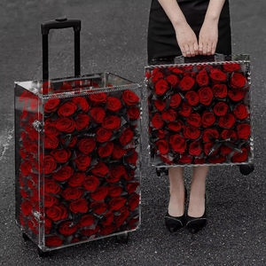 Coffret Cadeau Sac à Main de Fleurs Éternelles <span class=keywords><strong>Floyd</strong></span> Rose 2025 – Fait Main, Idéal pour la Fête des Mères, la Remise des Diplômes, Cadeau Idéal pour Femme - Product Image 5