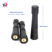 Antena externa Omni Walkie Talkie de goma de alta ganancia 4.5dBi SMA-macho 800Mhz