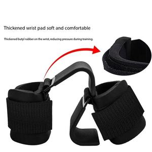Ganchos de Neopreno para Levantamiento de Pesas al por Mayor, Agarres de Alta Resistencia para Levantamiento de Potencia, Guantes Acolchados, Correas para Muñeca Unisex, Protector de Muñeca - Product Image 3