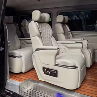 Vente directe usine – Offre spéciale : Siège de bus en cuir de luxe, nouveau, haut de gamme, personnalisé avec poignée dorsale, table pliante et repose-jambes pour YuTong