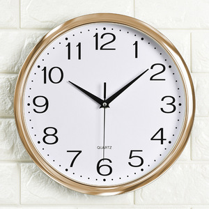 Horloges murales à cadre <span class=keywords><strong>en</strong></span> plastique simple de <span class=keywords><strong>12</strong></span> pouces, vente chaude, couverture <span class=keywords><strong>en</strong></span> <span class=keywords><strong>verre</strong></span>, logo personnalisé - Product Image 3