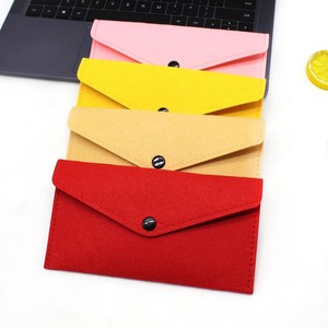 Sac de téléphone en feutre, sac de rangement pour cartes, pochette pour téléphone et porte-monnaie - Couleur et logo personnalisés, sacs en feutre de haute qualité - Product Image 3