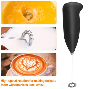 Mousseur à lait électrique portable en acier inoxydable, best-seller, écologique, alimenté par batterie, mélangeur moderne pour thé et café - Product Image 4