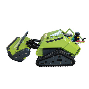 Crawler Remote Control Lawn Mower 800mm Grass <b>Box</b> Multi-function Trenching <b>Weeding</b> Backfill Integrated Rotary Machine NDH800 Wir - Product Image 1