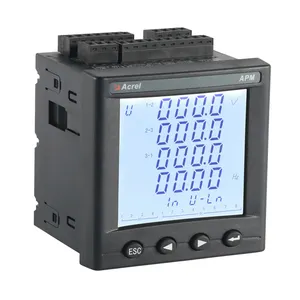 APM800MLOG compteur multifonction de haute qualité, enregistreur de données de puissance triphasé, compteur d'énergie numérique, analyseur de puissance