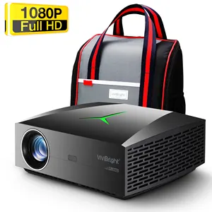 4K Projektor 1080p Full HD und Smart Portable 4800 Lumen LCD-Projektor für Familien-Heimkino-Audio-Lautsprecher Projektoren