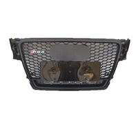 Veidt Convient pour Audi A4L 0913141516, calandre modifiée RS4, quatre roues motrices, nid d'abeilles, face avant, calandre A4L RS4