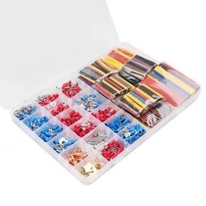 678 pièces de tubes thermorétractables, assortiment de 328 manchons + 350 bornes de connexion de câblage à sertissage à froid - Product Image 2