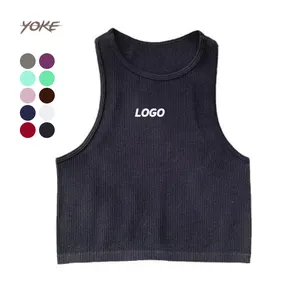 Yoke Women Sexy Yoga Sports Bra V Cut High Waist Leggings Yoga Wear Gym Fitness Sets Teen Sport Hot Sexy Xxxx Sports Bra