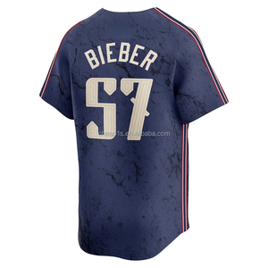 Camiseta de Béisbol Bordada al por Mayor de los Cleveland Guardians de EE. UU. # 11 José Ramírez # 38 Steven Kwan # 23 Ropa de Softbol Bo Naylor - Product Image 5