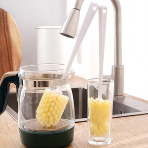 Cup <b>Brush</b> Long Handle PP Material For Cleaning Cups Baby <b>Bottles</b> Water Pitchers Kitchen Use - Product Image 1
