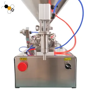 Pneumatic Honey Jar Bottle Filling Machine Semi Automatic For Honey