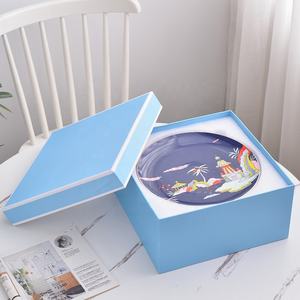 Meilleures ventes d'assiettes en céramique de luxe 4 pièces et service de table en porcelaine osseuse - Product Image 2