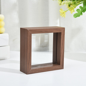 <span class=keywords><strong>Cornice</strong></span> quadrata in legno MDF <span class=keywords><strong>con</strong></span> vetro a doppia faccia 5 7 8 pollici - Product Image 5