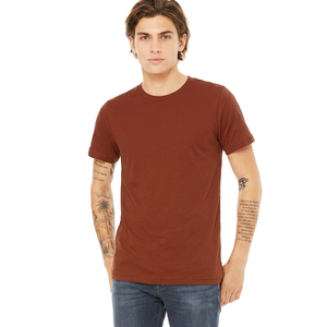 Camiseta Blanca al por Mayor 100% Algodón de Alta Calidad Personalizada DTG, Camiseta Lisa Unisex con Hombros Caídos para Hombre - Product Image 1