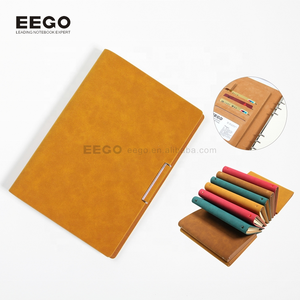 <span class=keywords><strong>Agenda</strong></span> Personalizada al por Mayor, Estilo Japonés, Impresa, Formato A5, con 6 Anillas, Cubierta de Cuero PU, Hojas Sueltas, Organizador Diario - Product Image 4