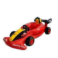 Bateau gonflable de course en PVC robuste avec volant et porte-gobelets, pour 1 personne, pour piscine et plage, personnalisable