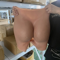 Culotte gainante sans couture d'été avec coussinets de silicone pour rehausser les hanches et les fesses, lingerie push-up pour grosses hanches, rehausseur de fesses