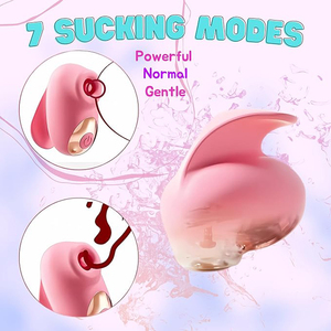 Vibrador de Succión de Pezones, Estimulador de Clítoris de Precisión, Mini Vibrador Compacto de Silicona Recargable, 7 Frecuencias, Impermeable para Mujeres - Product Image 2