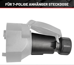 Connecteur 7 broches 12V en plastique robuste pour <span class=keywords><strong>voiture</strong></span>, camion, caravane, remorque, accessoires de <span class=keywords><strong>remorquage</strong></span> 7 broches - Product Image 5