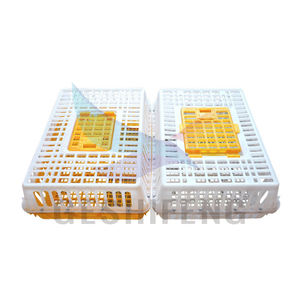 Usine pas cher prix plastique Transport poulet volaille Cage caisse boîte pour transport poussins canards oies - Product Image 4
