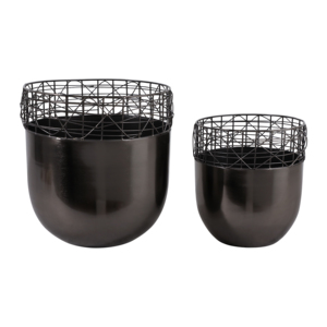 Fioriere Moderne in Filo Metallico, Vasi Decorativi per Piante da Interno ed Esterno - Product Image 3