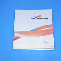 Brochures sur la gestion des talents et des entreprises de qualité supérieure Livre papier de finition UV 3D pour le leadership Solutions RH Stratégies d'entreprise