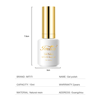 Conception originale améliorée IMTITI 48 couleurs de vernis à gel UV pastel direct d'usine avec base en caoutchouc à ongles personnalisée unique OEM ODM